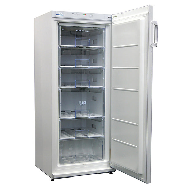 NordCap COOL-LINE Tiefkühlschrank F 22 W mit 6 transparenten TK-Auszügen