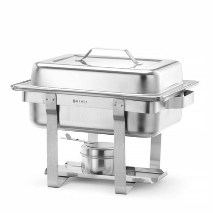 HENDI Chafing Dish Gastronorm 1 / 2 – Kitchen Line – 4.5 l – 385 × 295 × 310 mm – weitere Produktansicht