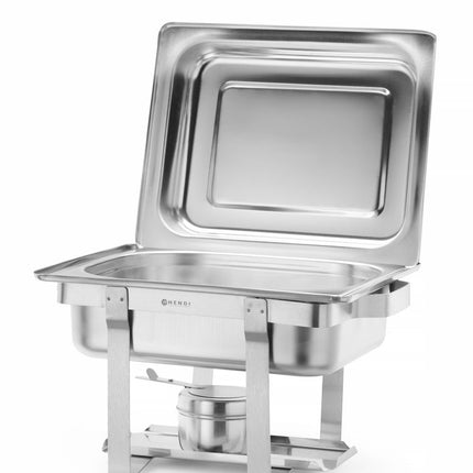 HENDI Chafing Dish Gastronorm 1 / 2 – Kitchen Line – 4.5 l – 385 × 295 × 310 mm – weitere Produktansicht