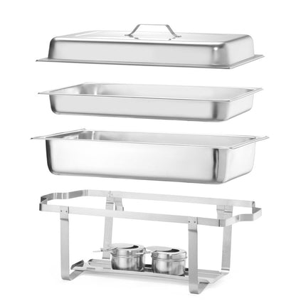 HENDI Chafing Dish Gastronorm 1 / 1 – Kitchen Line – 9 l – 600 × 358 × 295 mm – weitere Produktansicht