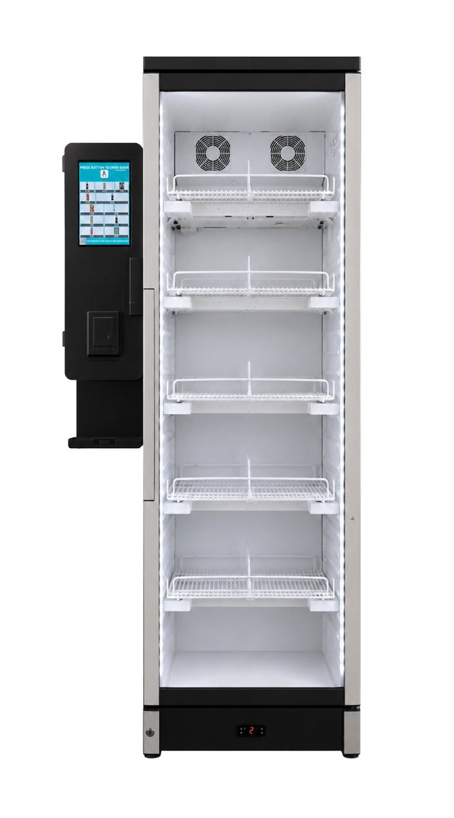 NordCap Glastürkühlschrank M 180 SMART mit kontaktlosem Bezahlsystem