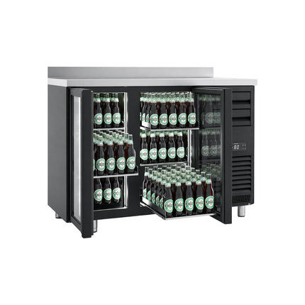 NordCap Bar- und Getränkekühltisch KT 1470-B SUPER