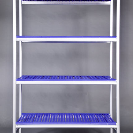 Saro Alu-Regal mit 4 Kunstoffrosten 475x798mm - weitere Produktansicht