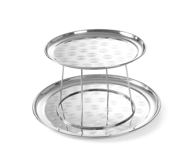HENDI Meeresfrüchte-Präsenter – Ø 400 × H 200 mm – Produktansicht