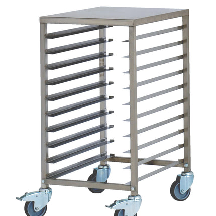 Saro Regalwagen Modell TW 60/40L Längseinschub rostfreier Edelstahl 1.4509