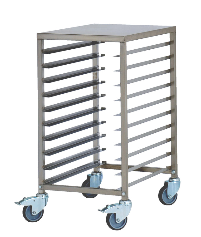 Saro Regalwagen Modell TW 60/40L Längseinschub rostfreier Edelstahl 1.4509