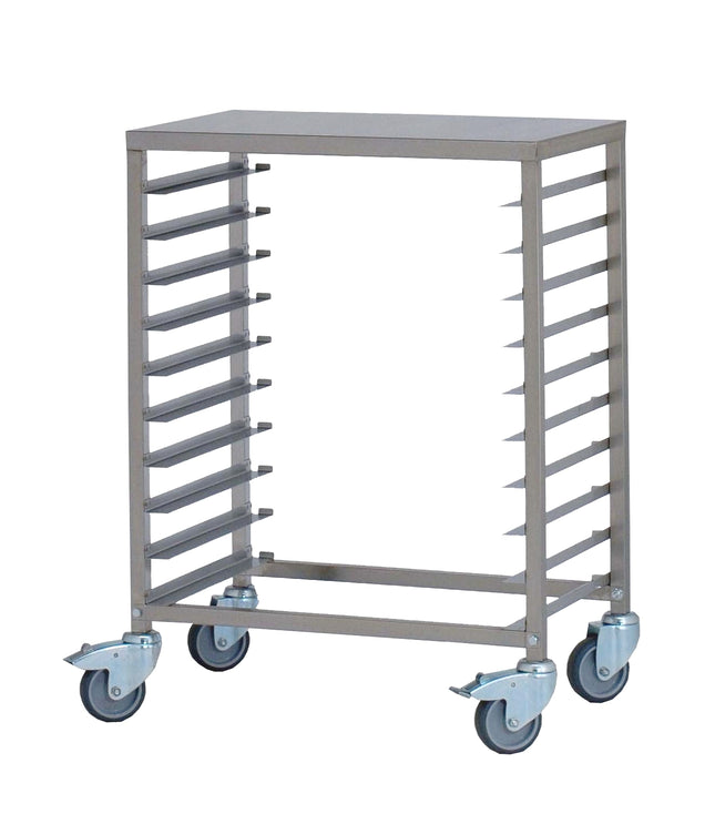 Saro Tischwagen Modell TW 60/40Q Quereinschub rostfreier Edelstahl 1.4509