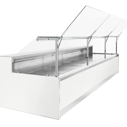 NordCap Frischwarentheke ENIXE EN250 L 1250 M1 mit Nachtrollo