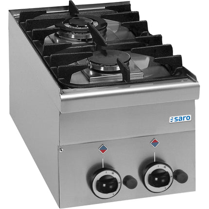 Saro Gasherd 2 Brenner 600 Line Tischmodell G2S6