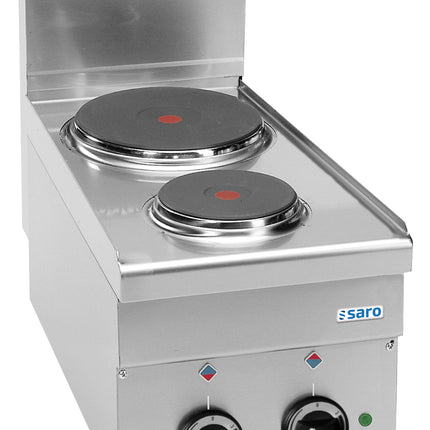 Saro Elektroherd 2 Platten 600 Line Tischmodell E26