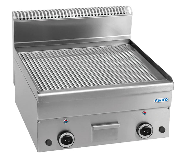Saro Gasgrillplatte gerillt Tischmodell GFT66R
