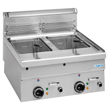 Saro Elektro-Fritteuse 10+10 L Tischmodell EF66