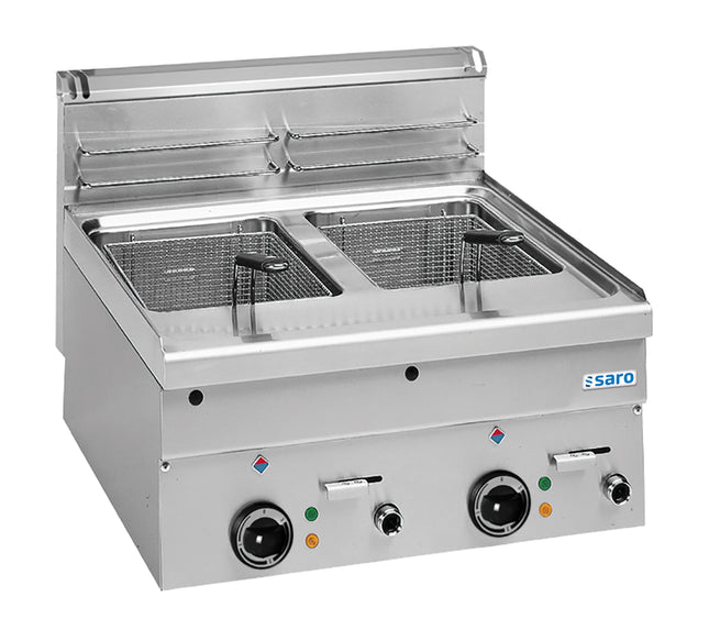 Saro Elektro-Fritteuse 10+10 L Tischmodell EF66