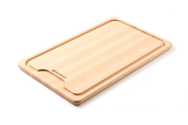 HENDI Tranchierbrett – Holz hell – 390 × 230 mm – Produktansicht