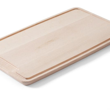 HENDI Tranchierbrett – Holz hell – 390 × 230 mm – weitere Produktansicht