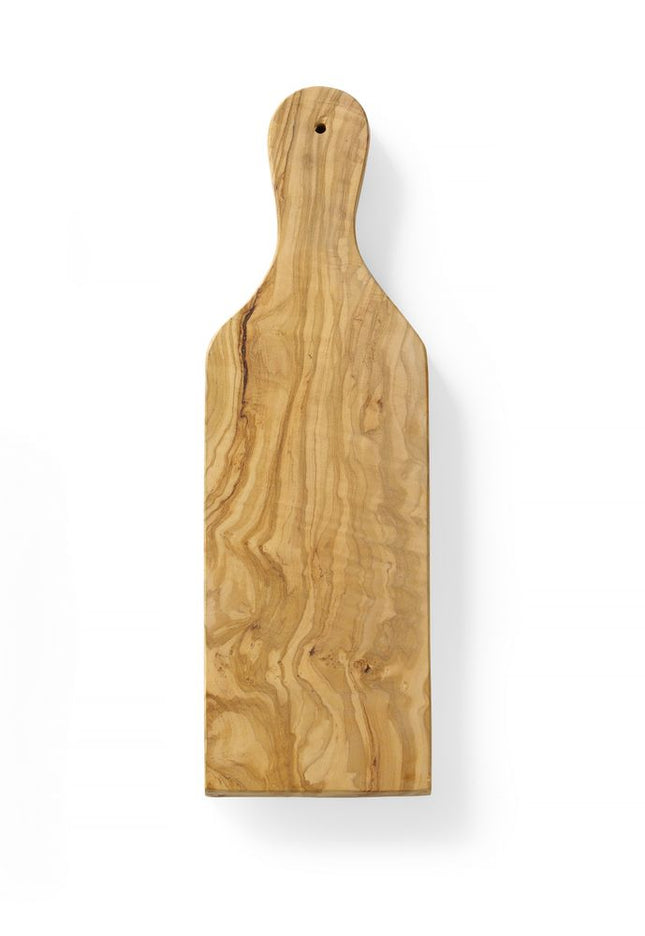 HENDI Schneide- und Servierbrett aus Olivenholz – 350 × 120 × 18 mm – Produktansicht