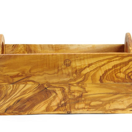 HENDI Brotkasten aus Olivenholz – 245 × 198 × 194 mm – Produktansicht