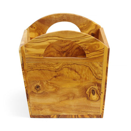 HENDI Brotkasten aus Olivenholz – 245 × 198 × 194 mm – weitere Produktansicht