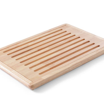 HENDI Brotschneidbrett – Holz dunkel – 475 × 322 mm – Produktansicht