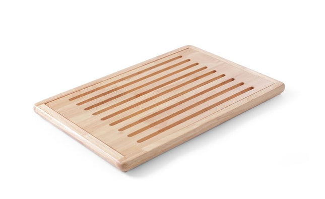 HENDI Brotschneidbrett – Holz dunkel – 475 × 322 mm – Produktansicht