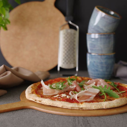 HENDI Pizzabrett mit Griff – Ø 305 × H 6 mm – weitere Produktansicht