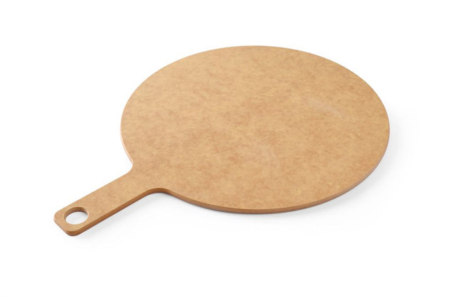 HENDI Pizzabrett mit Griff – Ø 305 × H 6 mm – Produktansicht