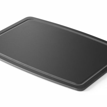 HENDI Holzfaser-Schneidbrett – Schwarz – 370 × 275 × H 6 mm – Weitere Produktansicht