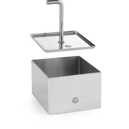 HENDI Speiseringe und Stampfer – quadratisch – Speisering – 67 × 67 × 45 mm – weitere Produktansicht