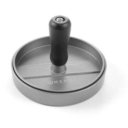 HENDI Hamburgerpresse – Ø 120 × H 80 mm – Produktansicht