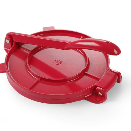 HENDI Tortillapresse – Rot – 250 × 200 × 95 mm – Produktansicht