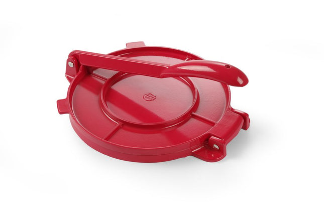 HENDI Tortillapresse – Rot – 250 × 200 × 95 mm – Produktansicht