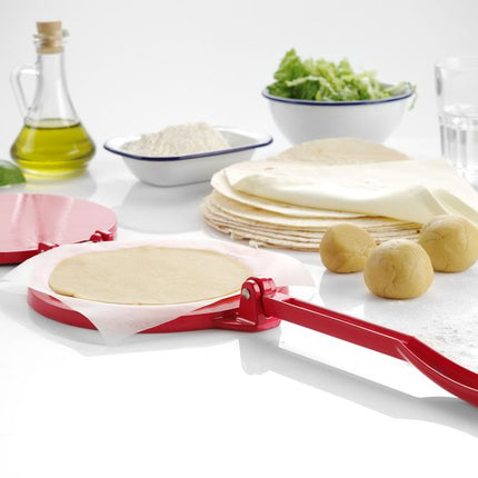 HENDI Tortillapresse – Rot – 250 × 200 × 95 mm – weitere Produktansicht