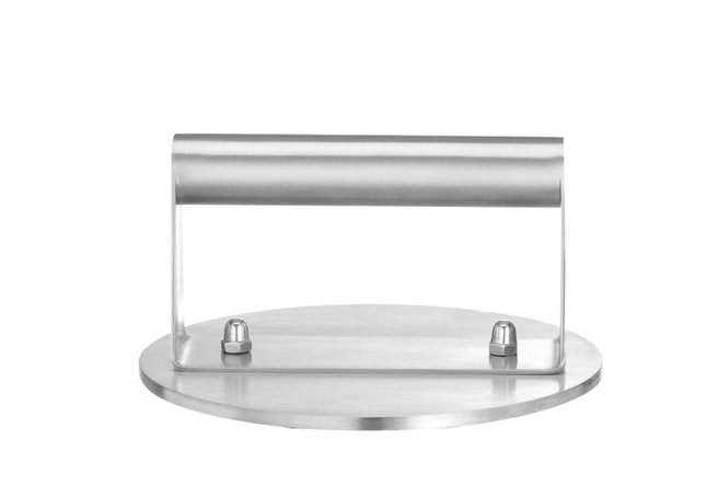HENDI Smash Burger-Presse – Profi Line – Silber – Ø 160 × H 85 mm  – Produktansicht