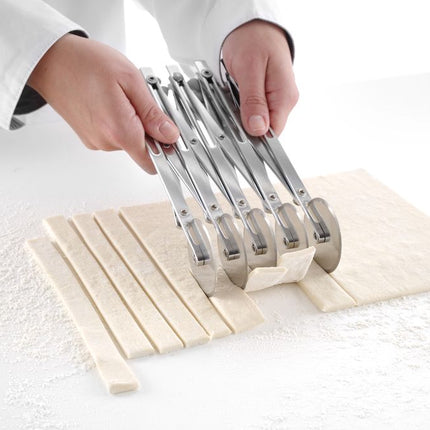 HENDI Teigschneider 5 Räder – 222 × 56 × 55 mm – weitere Produktansicht