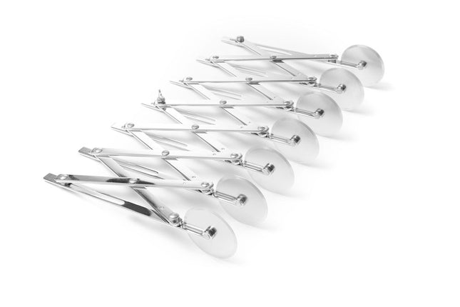 HENDI Teigschneider 7 Räder – 222 × 80 × H 55 mm – Produktansicht