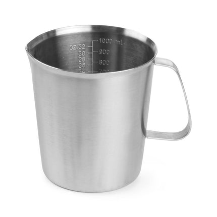 HENDI Messbecher – Edelstahl – 1 l – Ø 120 × H 130 mm – Produktansicht