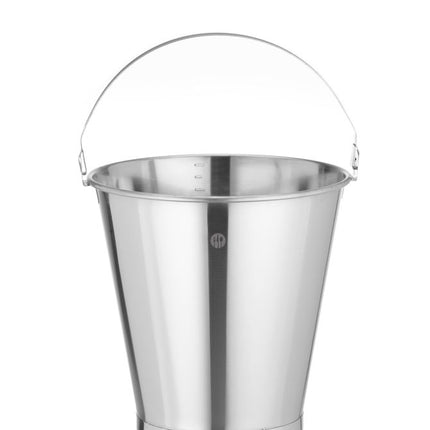 HENDI Eimer mit verstärktem Boden Profi Line – Profi Line – 12 l – Ø 300 × H 310 mm – Produktansicht