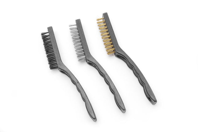 HENDI Drahtbürsten-Set – schmal - 3 Stk – 3 Stk – 230 mm – Produktansicht
