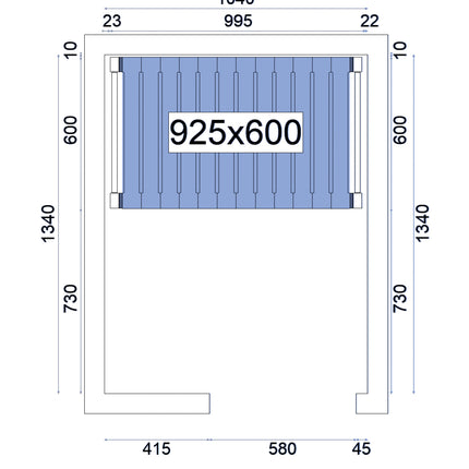 NordCap Regalsystem RS 12-15-80 für Kühlzelle NC-80 120-150-220