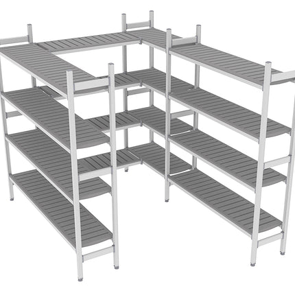 NordCap Regalsystem RS 24-24-120 für Tiefkühlzelle NC-120 240-240-220