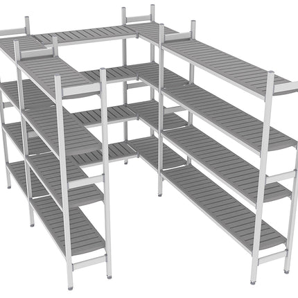 NordCap Regalsystem RS 27-30-120 für Tiefkühlzelle NC-120 270-300-220