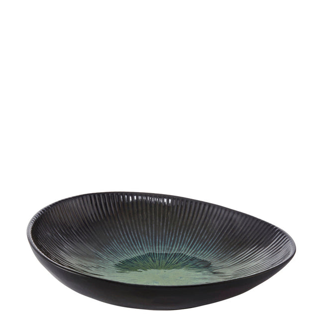 4 Stück WMF Schale coup oval DEEP OCEAN grün 26x23cm