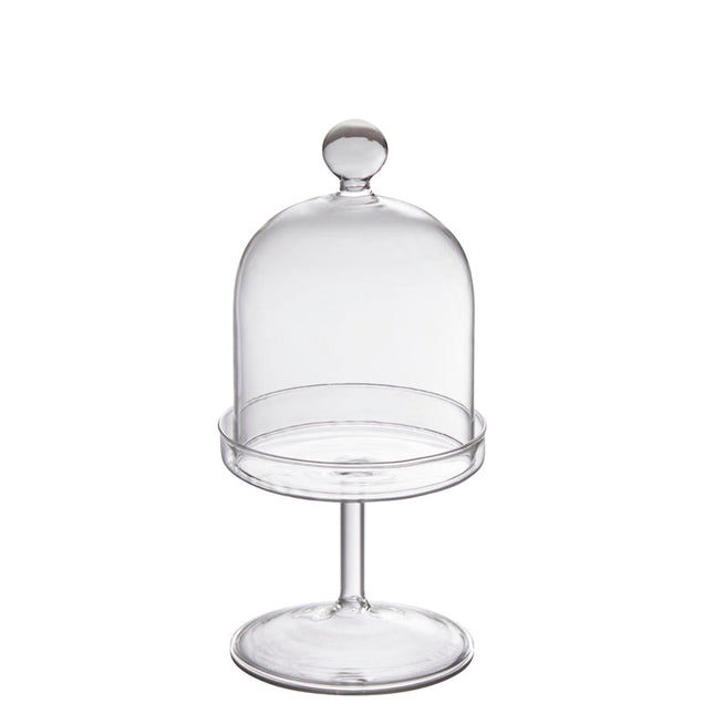 WMF Cloche Glas auf Fuss H 21 cm