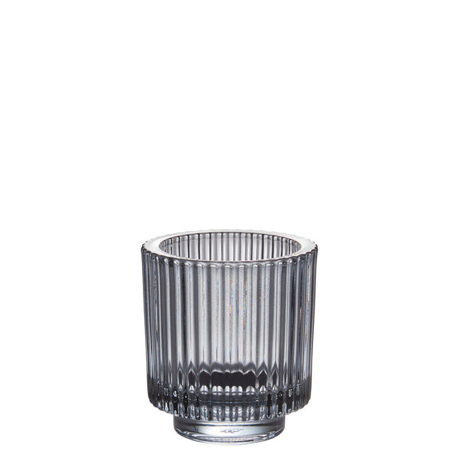 6 Stück WMF Windlicht rauch H 8,5 cm
