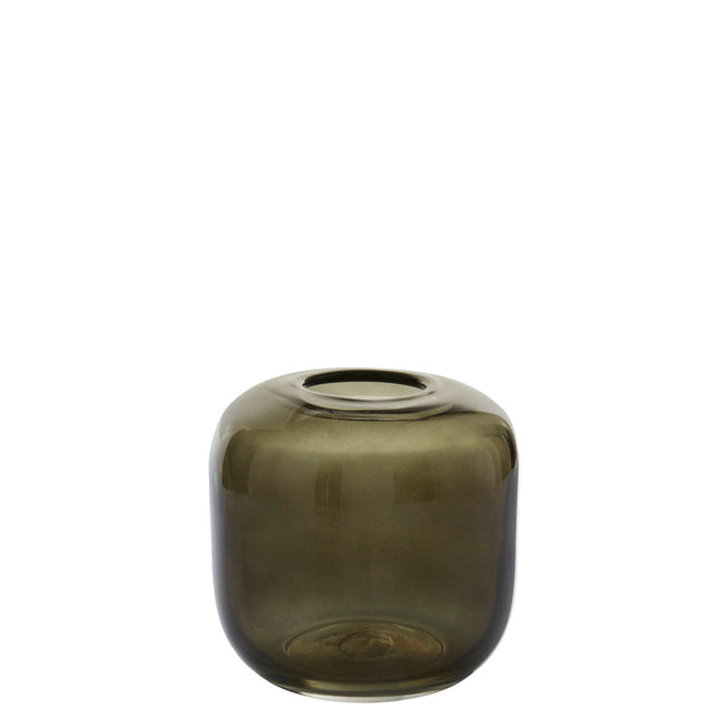 WMF Glasvase mossgrün H 15 cm