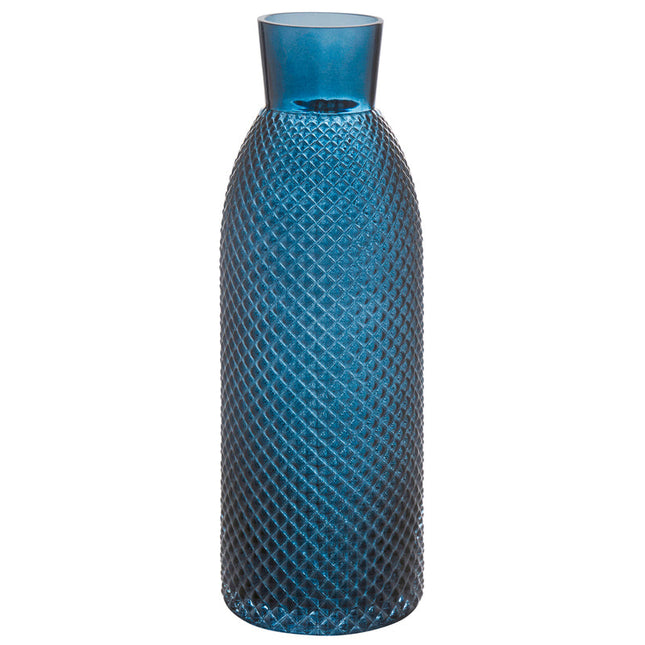 WMF Glasvase dunkelblau H 40,5 cm
