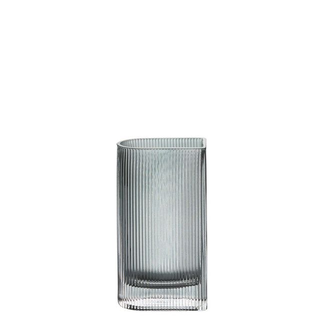 WMF Glasvase graugrün H 20 cm