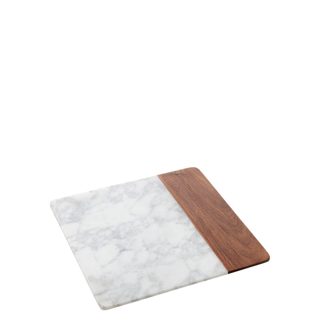 WMF Platte Marmor/Holz quad. 25,4x25,4x1,5cm