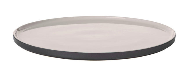 6 Stück WMF Teller flach GEO taupe Ø 32,5 cm