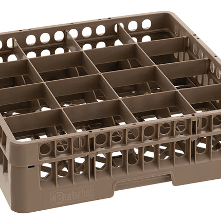 Gläserkorb, 16 Fächer